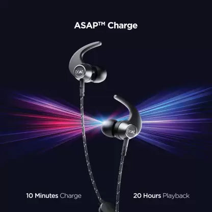 boAt Rockerz 333 Pro with 60 Hours Battery Bluetooth Headset (Active Black, In the Ear) boAt Rockerz 333 Pro with 60 Hours Battery Bluetooth Headset (Active Black, In the Ear)